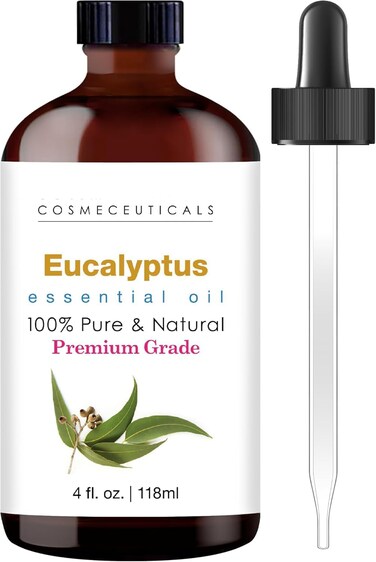 Pure Eucalyptus Essential Oil 100% Natural Therapeutic Grade Premium Aromatherapy Oil for Diffuser, Relaxation, Congestion Relief &amp; Home Spa