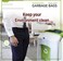 Biodegradable &amp; Antibacterial Garbage Bags 10 Gallon, 120 Bags (4 Rolls) Heavy Duty Multicolor Trash Bags, Leakproof Eco-Friendly Bin Liners for Kitchen &amp; Home Waste