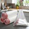 Transparent Drawstring Trash Bags 5 Rolls (75 Pcs) 5 Gallon Small Garbage Bags with Handles 45&times;50cm Leakproof Bin Liners for Kitchen, Home &amp; Office Waste