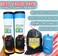 60&times;80cm Black Drawstring Trash Bags &ndash; 20&ndash;25 Gallon Medium Garbage Bags, 2 Rolls (50 Bags), Leakproof Kitchen &amp; Office Waste Bags with Handles