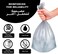 Biodegradable Small Garbage Bags 45&times;50cm &ndash; 125 Bags (5 Rolls) Leakproof Bin Liners for Kitchen, Bathroom &amp; Office Trash Cans