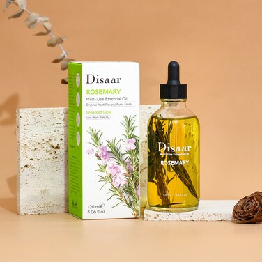 Rosemary Essential Oil for Hair Growth &ndash; Natural Hair Loss Control, Scalp Nourishing Oil for Repair, Moisturizing &amp; Shine for Hair and Skin Care