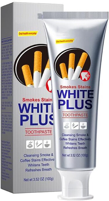 Whitening Toothpaste for Smoke &amp; Coffee Stain Removal &ndash; Enamel Repair, Fresh Breath &amp; Strong Teeth Protection for Daily Use