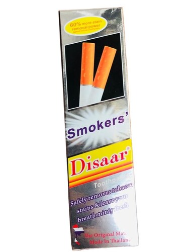 Smokers Whitening Toothpaste with Mint Fresh Flavor &ndash; Stain Removal for Tobacco, Coffee &amp; Tea, Brightening &amp; Fresh Breath Oral Care