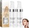 Color Changing Foundation Full Coverage Makeup Cream &ndash; Moisturizing Face Foundation with Sunscreen, Brightening &amp; Natural Flawless Finish for Mature Skin