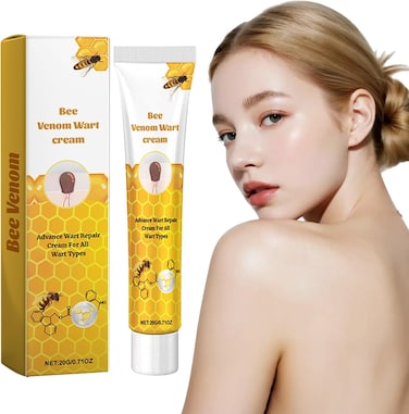 Skin Tag Removal Cream with Bee Venom Extract &ndash; Gentle Skin Care Formula for Smoother Skin, Non-Irritating Spot Care for All Skin Types