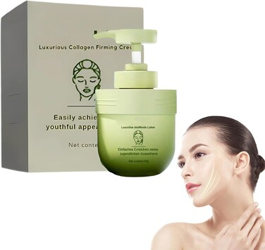 Collagen Firming Body Cream &ndash; Skin Tightening Moisturizer for Lifting, Hydration &amp; Elasticity Support for Smooth, Youthful-Looking Skin