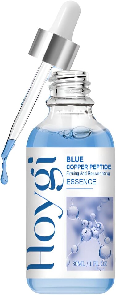 Copper Peptide Face Serum 30ml &ndash; Anti-Aging Skin Care for Youthful Glow, Fine Line Reduction, Deep Hydration &amp; Skin Texture Improvement