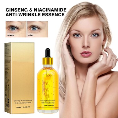 Niacinamide Facial Essence Serum 3.4 fl oz &ndash; Hydrating Skin Firming Serum for Fine Lines, Eye Area Care &amp; Smooth Radiant Skin