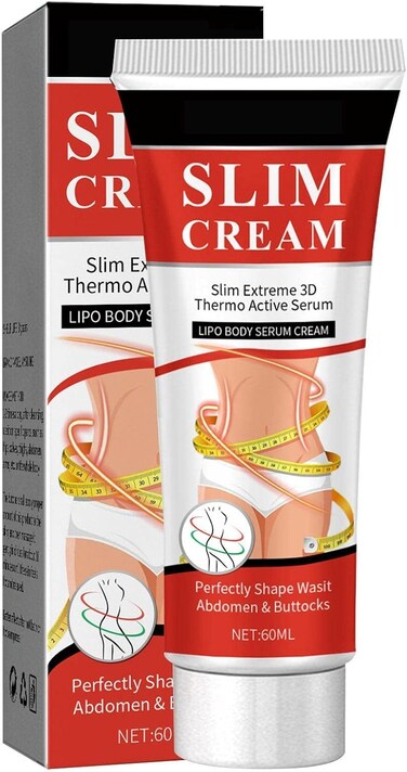 Hot Slimming Body Cream for Skin Firming &amp; Tightening &ndash; Body Sculpting Massage Cream for Stomach, Legs, Arms, Abdomen &amp; Buttocks Care