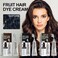 Black Hair Dye Cream with Comb Applicator &ndash; Natural Plant-Based Hair Color for Grey Coverage, Easy At-Home Coloring &amp; Nourishing Care