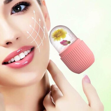 3D Face Massager Roller &amp; Ice Roller Set &ndash; Skin Tightening, Anti-Aging Facial Care, Puffiness &amp; Dark Circle Relief, Reusable Cooling Beauty Tool for Face &amp; Body