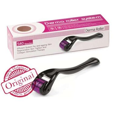 Microneedle Roller for Hair, Beard &amp; Skin Care &ndash; Skin Therapy Derma Roller Tool for Scalp Stimulation, Beard Growth Support &amp; Facial Care Routine
