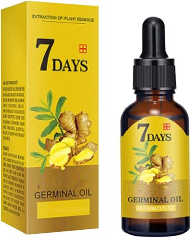 Ginger Hair Growth Serum &ndash; Anti Hair Loss Oil for Stronger, Thicker, Longer Hair, Scalp Nourishing Treatment for Hair Regrowth