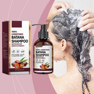 Batana Oil Shampoo for Hair Growth &ndash; Nourishing Hair Repair Shampoo for Dry, Damaged Hair, Strengthening &amp; Thickening Scalp Care