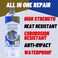 Metal Repair Adhesive Paste A+B &ndash; High Heat Resistant Cold Weld Glue for Cast Iron, Radiator, Industrial Strength Metal Bonding Filler
