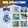 Metal Repair Adhesive Paste A+B &ndash; High Heat Resistant Cold Weld Glue for Cast Iron, Radiator, Industrial Strength Metal Bonding Filler