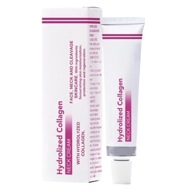 Hydrolyzed Collagen Neck Cream, Firming &amp; Tightening Neck Care Cream, Anti-Aging Moisturizer for Sagging Skin &amp; Wrinkle Care