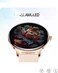 Super Slim Round Smart Watch for Women, AMOLED Display, Waterproof Fitness Tracker with AI Voice Assistant, 3 Interchangeable Straps