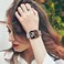 Mini Smart Watch for Women with 3 Bands, Digital Display, Fitness Tracker, Stylish Gold Color, Lightweight Touchscreen Smartwatch