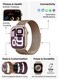 Mini Smart Watch for Women with 3 Bands, Digital Display, Fitness Tracker, Stylish Gold Color, Lightweight Touchscreen Smartwatch