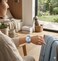 Smart Watch with AMOLED Display, Titanium Body, Bluetooth Calling, IP68 Waterproof, Fitness Tracker with 3 Interchangeable Bands (Blue)