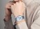 Smart Watch with AMOLED Display, Titanium Body, Bluetooth Calling, IP68 Waterproof, Fitness Tracker with 3 Interchangeable Bands (Blue)