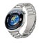 Professional Smartwatch with Stainless Steel Link Bracelet, World Time, Heart Rate &amp; Fitness Tracking, Smart Notifications, Android &amp; iOS Compatible Metal Smart Watch