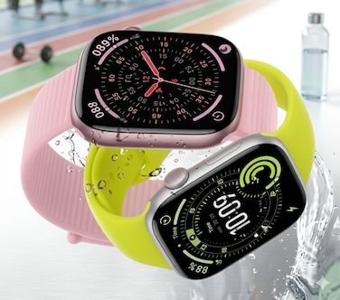 Waterproof Smart Watch with GPS, Blood Pressure Monitor &amp; 380mAh Battery, Fitness Tracker Touchscreen Smartwatch