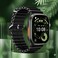 Smart Watch with Wireless Call, Heart Rate &amp; Temperature Monitoring, TFT Display, Silicone Band Fitness Tracker