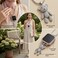 HD Display Smart Watch with 2 Pair Straps, Stylish Chain Necklace &amp; Bracelet Set, Wireless Smartwatch Fashion Combo for Women
