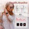 Women&rsquo;s Super-Slim Stainless Steel Smartwatch with Interchangeable Straps, Magnetic Charger, Heart Rate, Sleep &amp; Step Tracking &ndash; Elegant Gold Fitness Watch