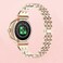 Smart Watch for Women with Call Function, 38mm Always-On Display, Diamonds Design, Heart Rate, SpO2, Sleep &amp; Period Tracking, 2 Straps, Rose Gold