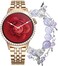 Smart Watch for Women with Call Function, 38mm Always-On Display, Diamonds Design, Heart Rate, SpO2, Sleep &amp; Period Tracking, 2 Straps, Rose Gold