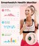 Smart Watch for Women with Call Function, 38mm Always-On Display, Diamonds Design, Heart Rate, SpO2, Sleep &amp; Period Tracking, 2 Straps, Rose Gold