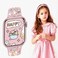 Mini Kids Smart Watch with Bluetooth Calling, 3 Interchangeable Straps &amp; Charging Cable, Pink Smartwatch for Boys &amp; Girls