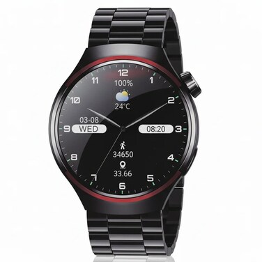 Smart Watch with GPS Positioning, Waterproof Fitness Tracker, Heart Rate &amp; Sleep Monitor, Multi Sports Modes for Android &amp; iOS
