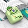 Kids Instant Print Camera 2.4" IPS Screen Digital Camera with Dual Lens HD Video Recorder, 32GB Card &amp; Card Reader &ndash; Green Dinosaur
