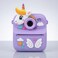 Kids Instant Print Camera 1080P HD Dual Lens Digital Camera with 2 Print Rolls, Fun Filters &amp; 32GB Memory &ndash; Purple