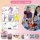 Kids Instant Print Camera 1080P 4-Color Printing Digital Camera with 180&deg; Flip, Case, 32GB Card, 4 Rolls Paper, Pens &amp; Games