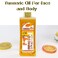 Turmeric Body &amp; Face Oil for Skin, Natural Moisturizing and Smoothing Oil, Brightening Nourishing Body Care Oil for Daily Use
