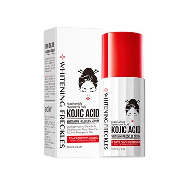 Kojic Acid Face Serum with Hyaluronic Acid, Hydrating Brightening Serum for Dark Spots, Dry Skin Repair and Even Skin Tone