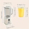 Portable Cold Press Juicer, Slow Masticating Juice Extractor for Fruits and Vegetables, Compact Lightweight Juicer for Maximum Juice Yield