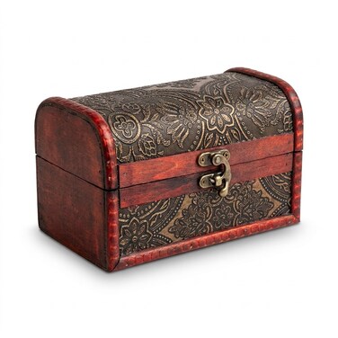 Wooden Jewelry Storage Box Organizer, Elegant Necklace and Bracelet Case Chest, Classic Jewelry Display and Storage Holder for Home and Shop