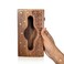 Handmade Wooden Tissue Box Cover with Brass Inlay and Velvet Interior, Elegant Napkin Holder for Home, Office and Living Room D&eacute;cor