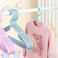 10 Piece Kids Clothes Hanger Set, Non Slip Plastic Nursery Hangers for Baby and Kids Clothing, Multicolor Space Saving Coat Hangers