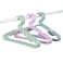 10 Piece Kids Clothes Hanger Set, Non Slip Plastic Nursery Hangers for Baby and Kids Clothing, Multicolor Space Saving Coat Hangers
