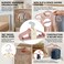 10 Piece Stainless Steel Clothes Hangers Set with Anti-Skid Plastic Cover, Durable Flexible Coat Hangers for Shirts, Jackets and Daily Wardrobe Use