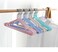 12 Piece Clothes Hangers Set, Non-Slip Plastic Dip Coat Hangers for Clothing Rack, Wet and Dry Use, Ideal for Home, Dormitory and Kids Clothing Storage