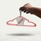 12 Piece Clothes Hangers Set, Non-Slip Plastic Dip Coat Hangers for Clothing Rack, Wet and Dry Use, Ideal for Home, Dormitory and Kids Clothing Storage